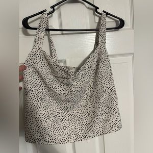 Abercrombie adjustable smock back cami tank top
